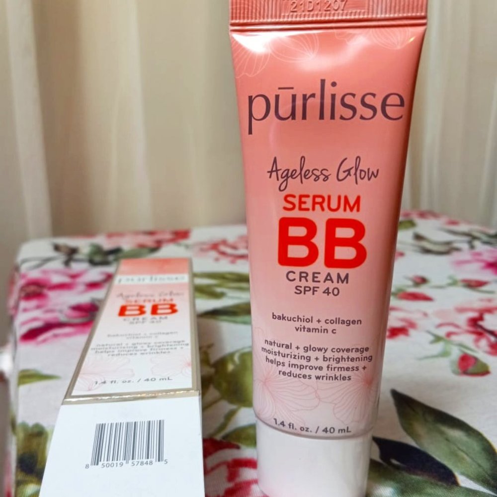 Purlisse AGELESS GLOW SERUM BB CREAM SPF 40 in Medium Tan